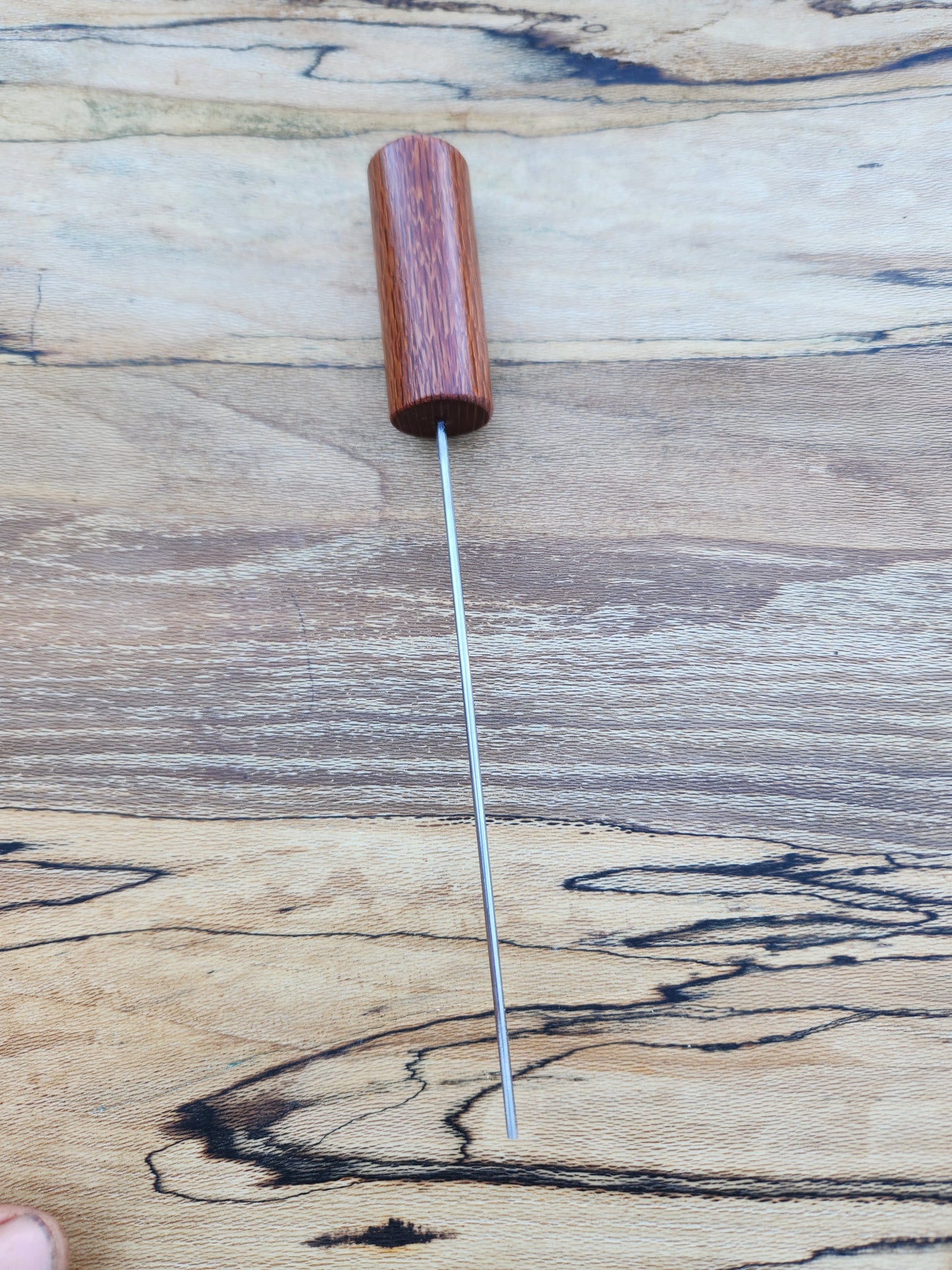 Leopard Wood Pipe Poke