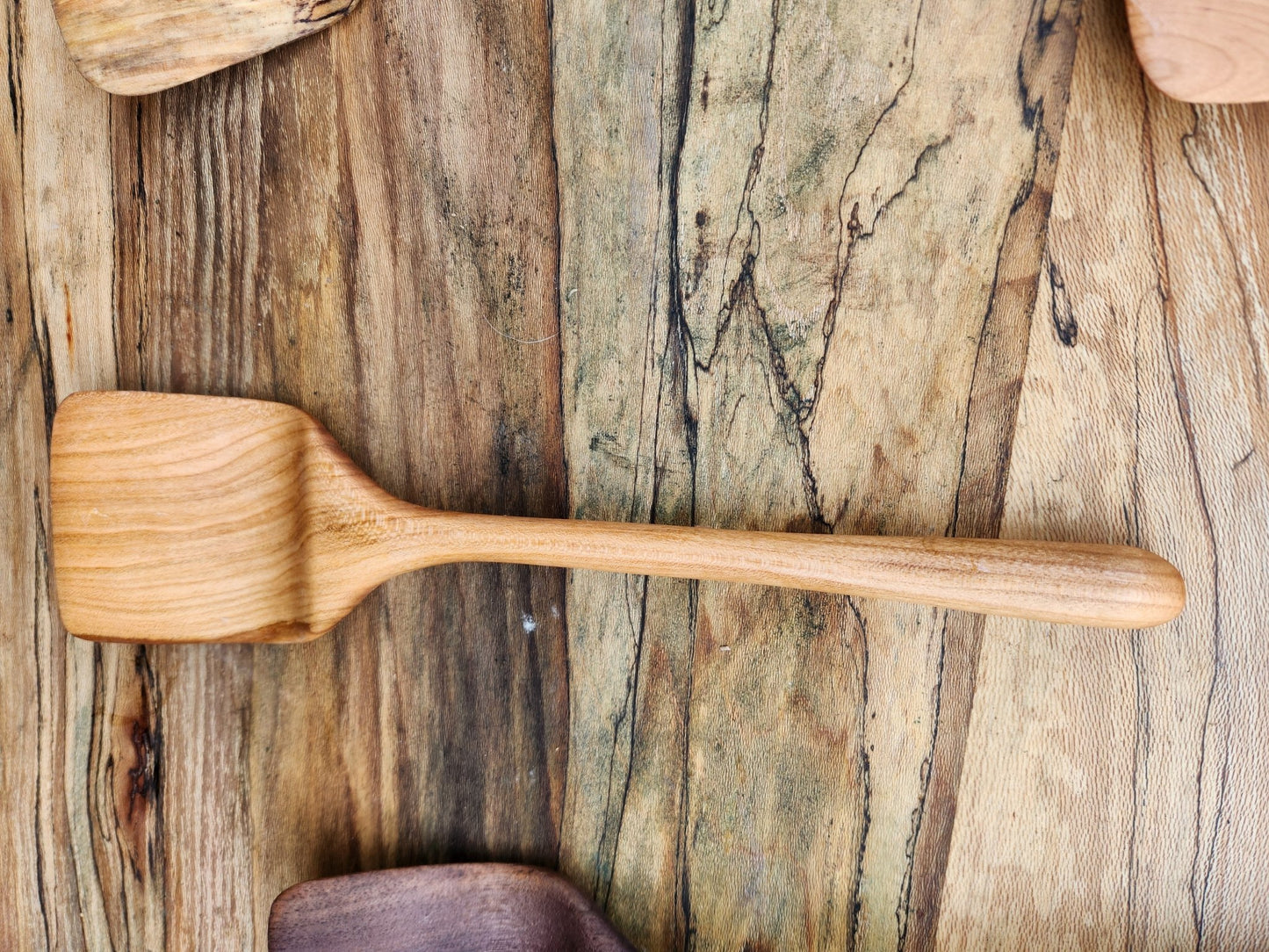 Black Cherry Cook Spoon - Milky Way Wood Company