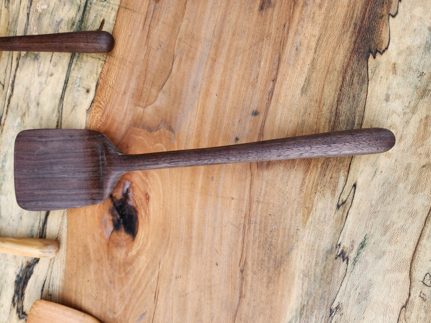 Black Walnut Cook Spatula - Milky Way Wood Company
