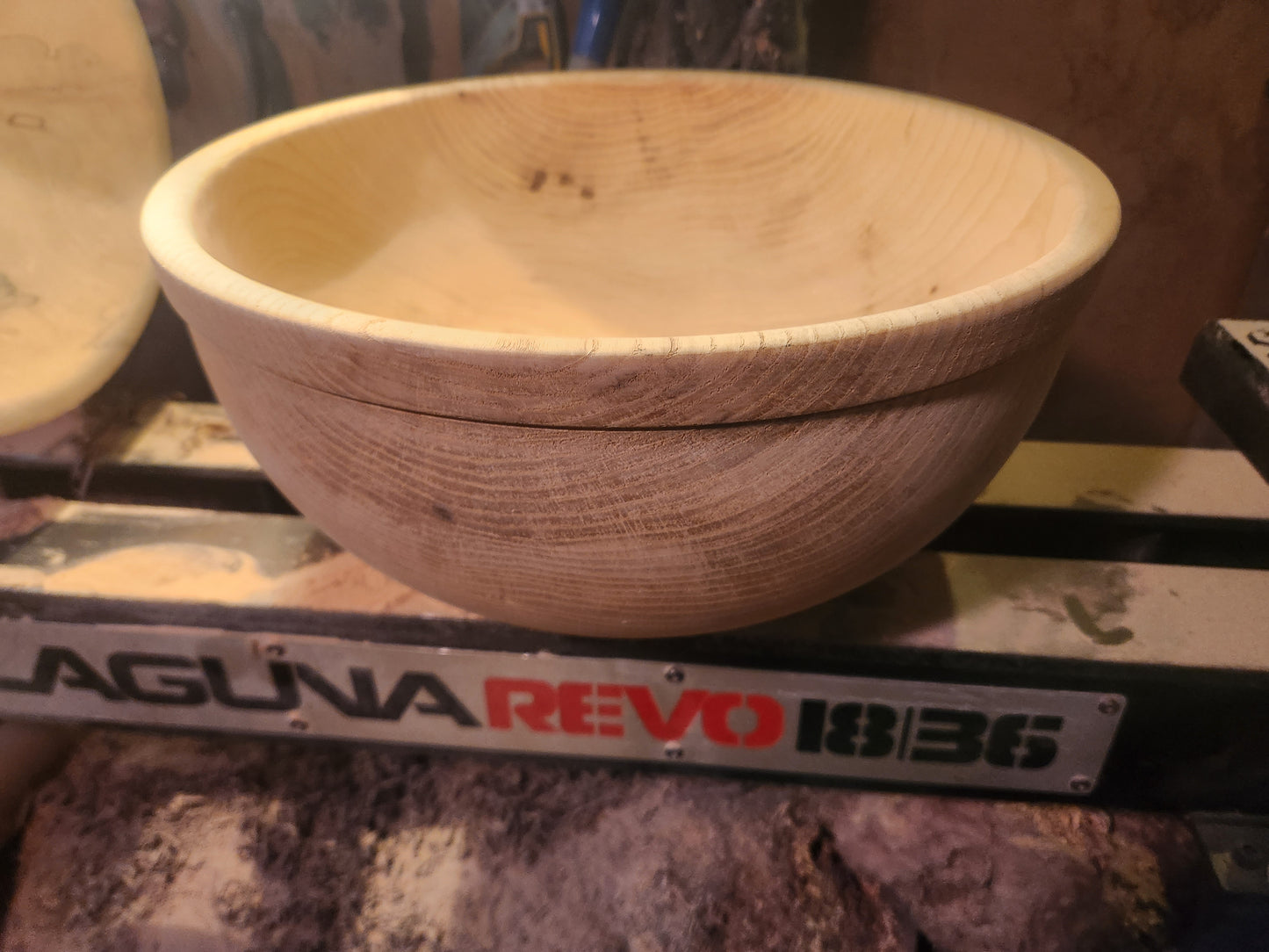 Large White Ash Salad Bowl