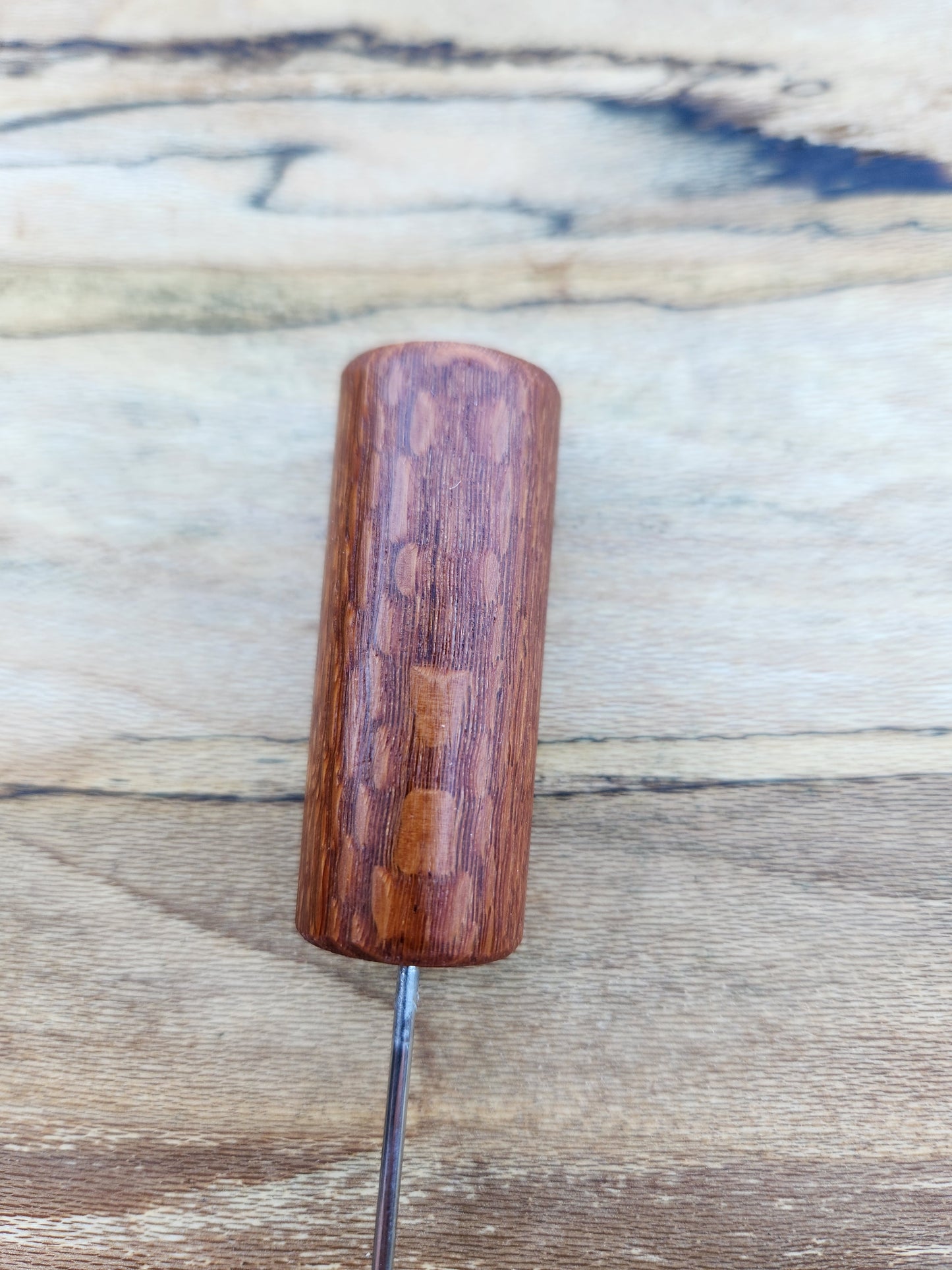 Leopard Wood Pipe Poke