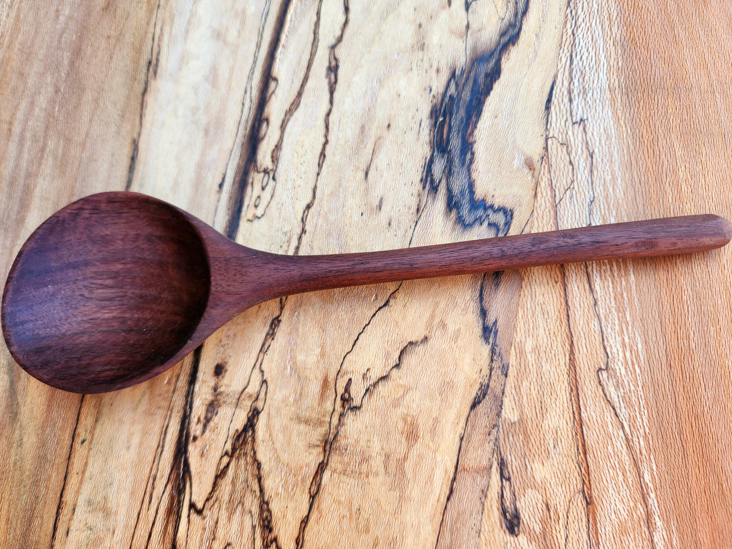 Short Black Walnut Cook Spoon