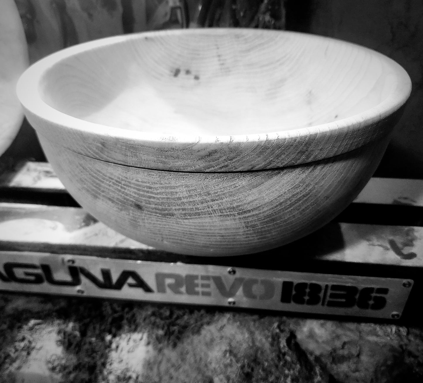 Large White Ash Salad Bowl