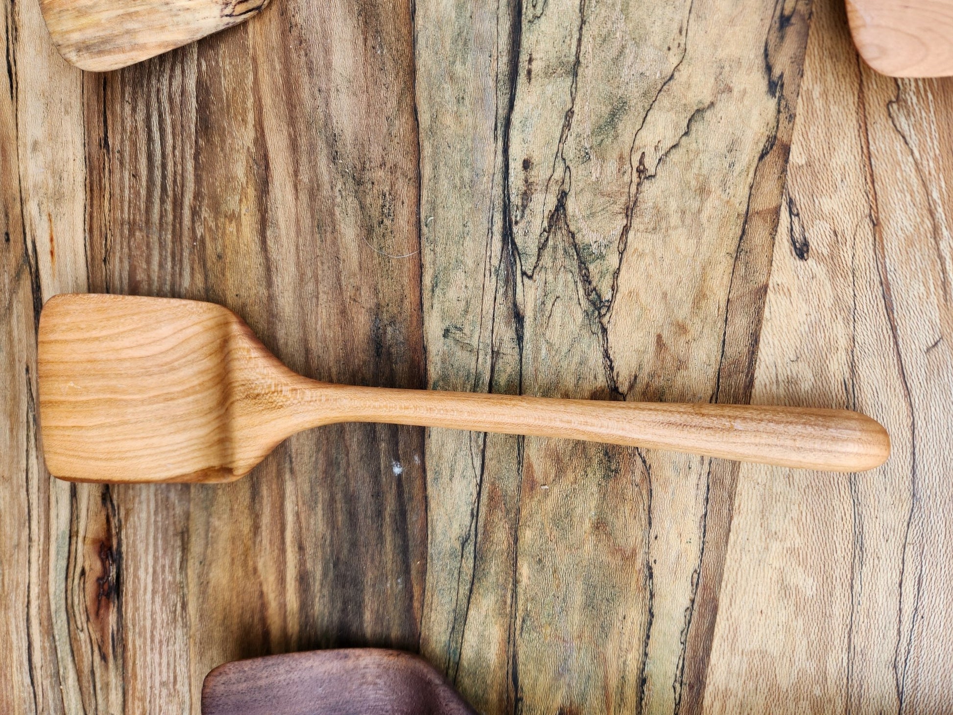 Black Cherry Cook Spoon - Milky Way Wood Company