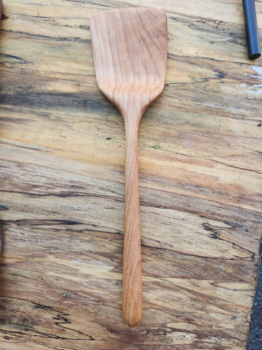 Black Cherry Wood Cook Spatula - Milky Way Wood Company